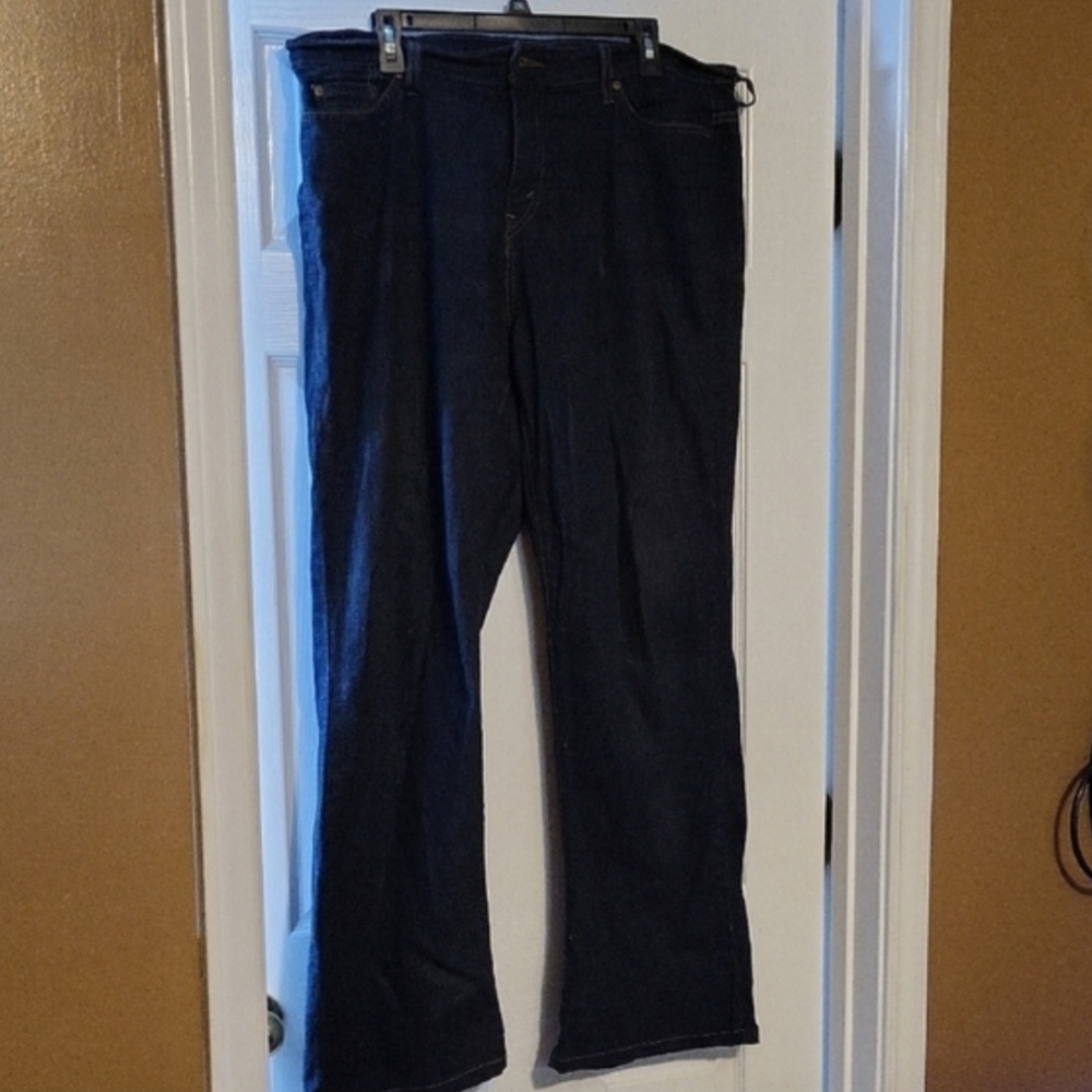 Levis Classic High-Waist Dark Blue Women's Jeans